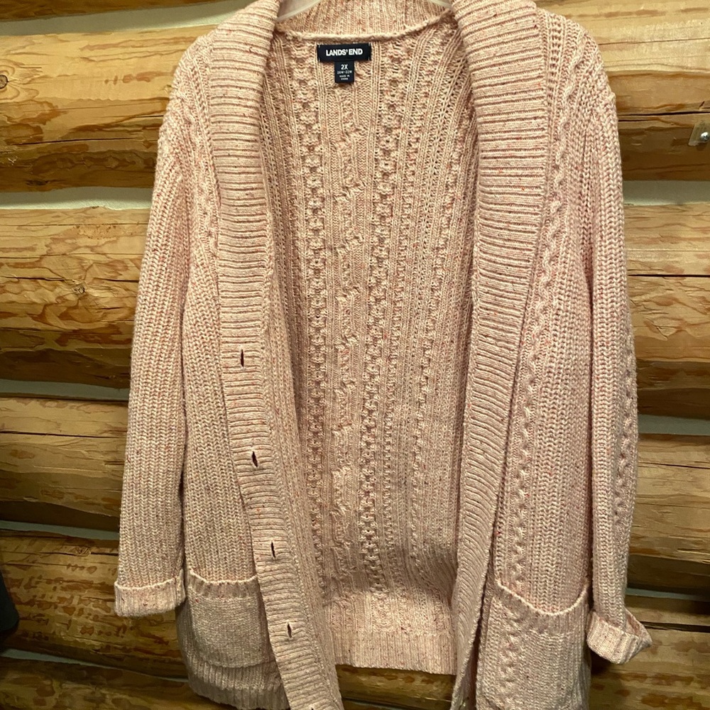Lands end cardigan